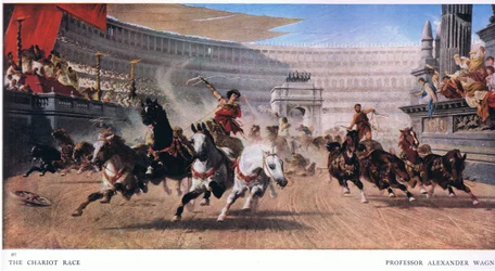 Das Wagenrennen, aus The Gresham Publishing Company Ltd, 1920